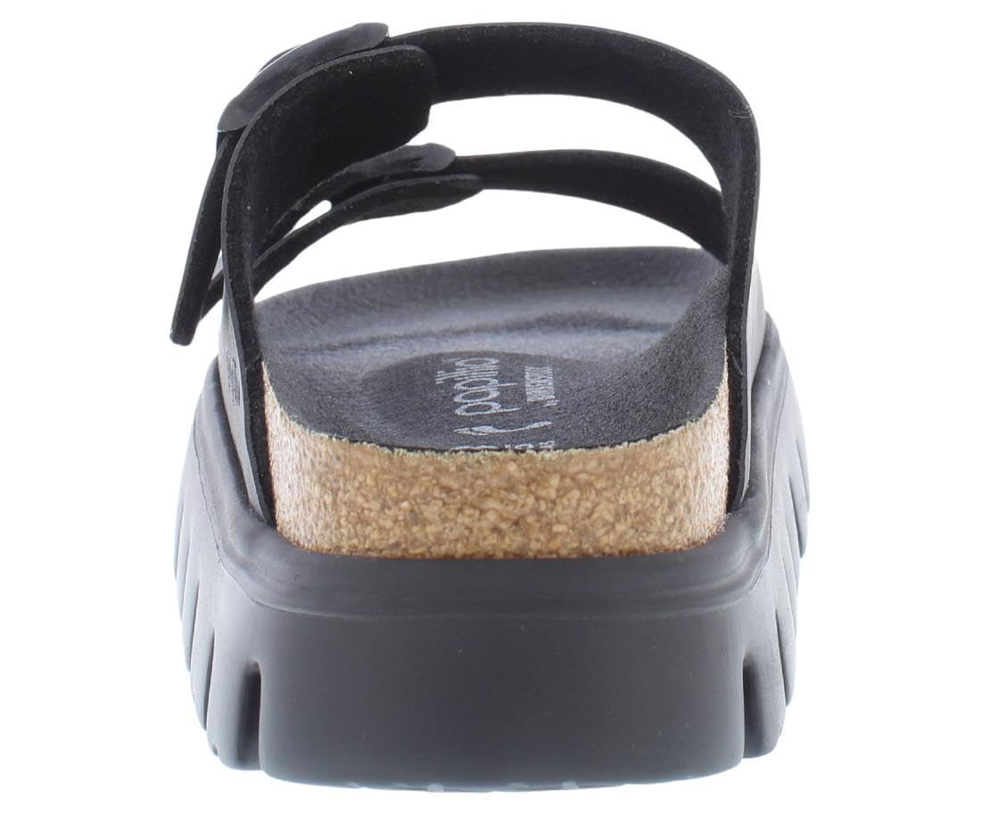 Birkenstock Female Papillio by Birkenstock Arizona Chunky - Birko-Flor™ Black Women 8-8.5