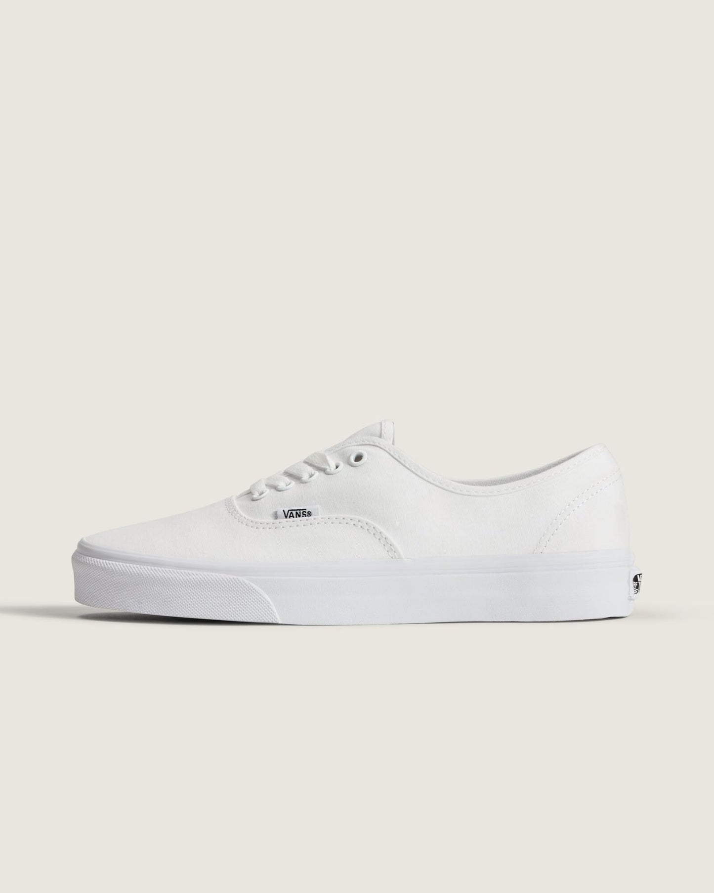 Vans Authentic Unisex Sneakers, True White, 6.5 US Women/5 US Men