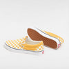 Vans Men's Classic Slip On Sneaker, Color Theory Checkerboard - Golden Glow, Size 10