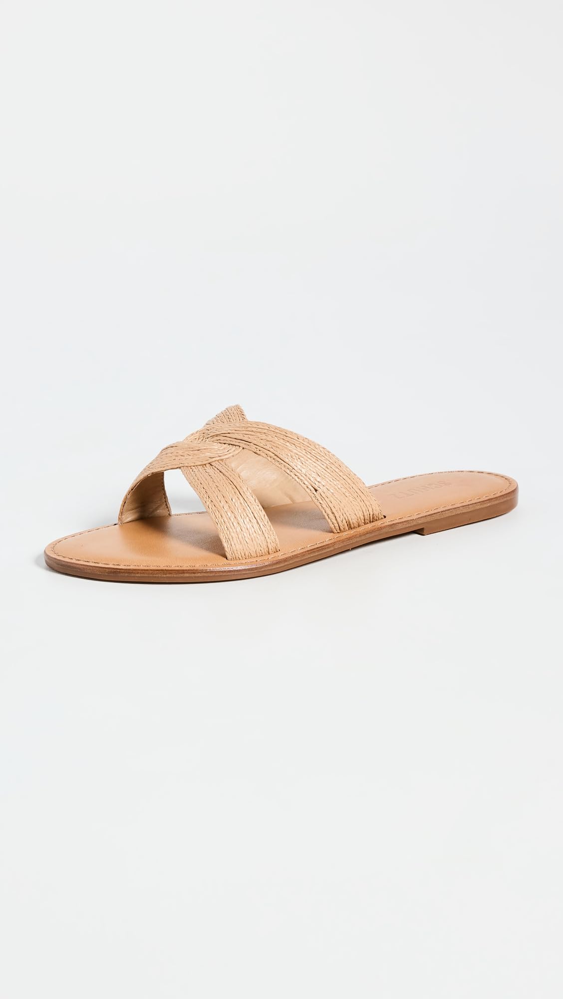 SCHUTZ Women's Rita Sandals, Areia, Tan, 8.5 Medium US