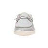 Hey Dude Girl's Wendy Toddler Linen Grey Size 10 | Girl’s Shoes | Girl’s Lace Up Loafers | Comfortable & Light-Weight