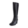 Naturalizer Women's Kalina-Stretch Boots Knee High, Black Leather and Fabric, 11 Wide