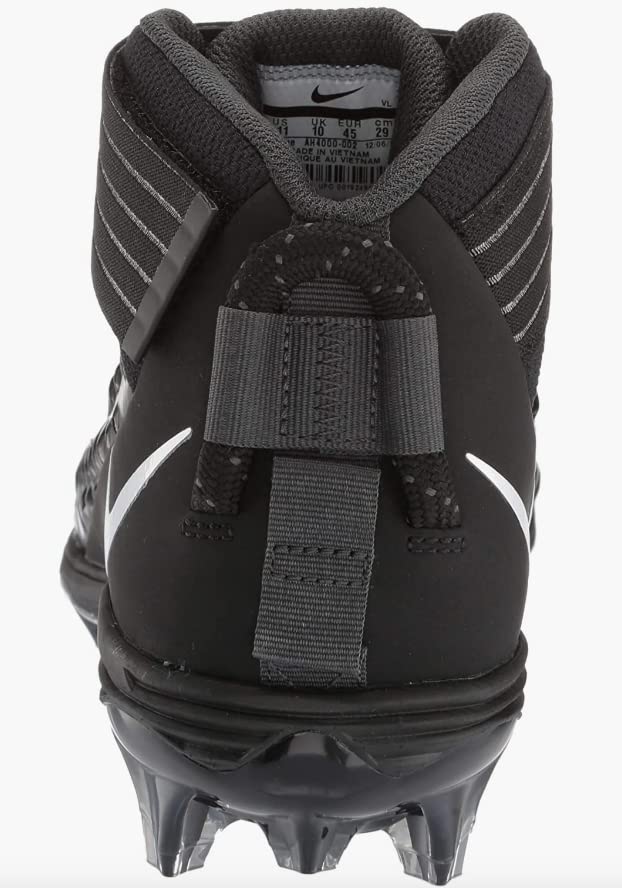Nike Force Savage Pro 2 Mens Football Cleats BlackBlackBlack Size 9