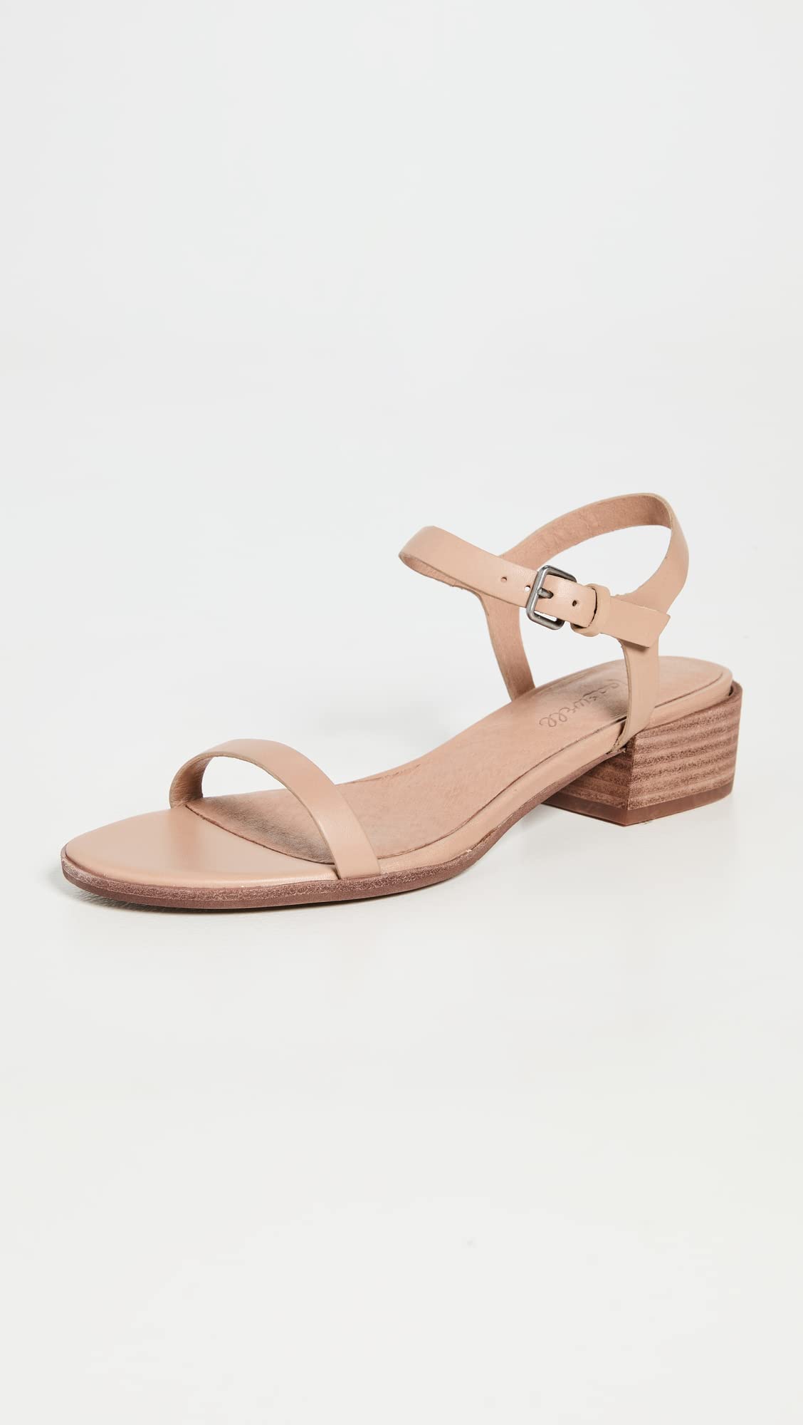 Madewell The Louise Sandal in Leather Earthen Sand 7.5 M
