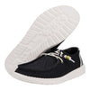 HEYDUDE Women's Wendy Boho Crochet Black Size 5 | Women's Shoes | Women Slip-on Loafers | Comfortable & Light-Weight