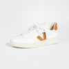 VEJA Women's V-12 Sneaker, Extra White/Camel, 10
