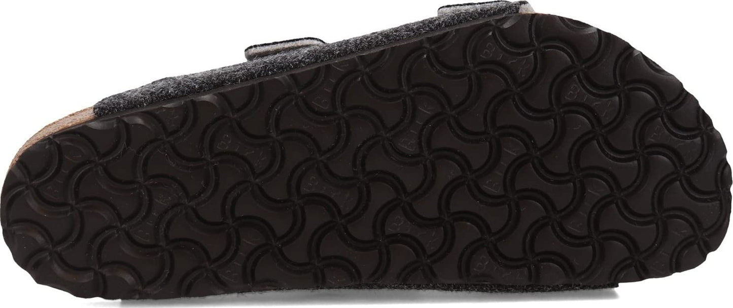 Birkenstock Men's, Arizona Wool Sandal - Regular Width Anthracite 41 M