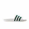 adidas Adilette Men's Shoes FTWWHT/SUBGRN/FTWWHT Size:6 White