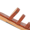 Frye Women's Faye Strappy Slide, Cognac - 8M