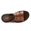 Rockport Men's Darwyn Slide Sandal, COACH BROWN, 12