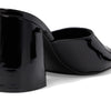 Stuart Weitzman Tia 85 Flareblock Slide Black 7 B