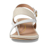 Cole Haan Womens Anica Lux Block Heel, Sandollar/White Leather, 6.5-B US