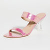 Stuart Weitzman Women's Kristal Sandals, Cotton Candy Ice, Pink, 8 Medium US