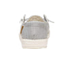 Hey Dude Girl's Wendy Toddler Linen Grey Size 10 | Girl’s Shoes | Girl’s Lace Up Loafers | Comfortable & Light-Weight