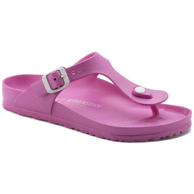 Birkenstock Women's Gizeh EVA Toe Post Regular Fit Buckle Sandal Neon Pink-Pink-7