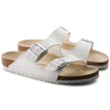 Birkenstock Women's Closed Shoes Sandal, White, 24.0 cm
