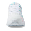 Skechers Kids Girls Uno Lite-Spread The Love Sneaker, White/Purple/Turquoise, 4.5, Big Kid