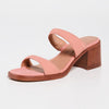 Madewell Women's Ora Double Strap Sandals, Dried Rose, Pink, 8 Medium US