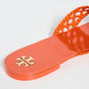 Tory Burch Women's Woven Flat Slides, Desert Flower Orange, 8.5 Medium US
