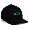 Oakley Tin Can Premium Flex Stretch-Fitted Cap Black/Teal