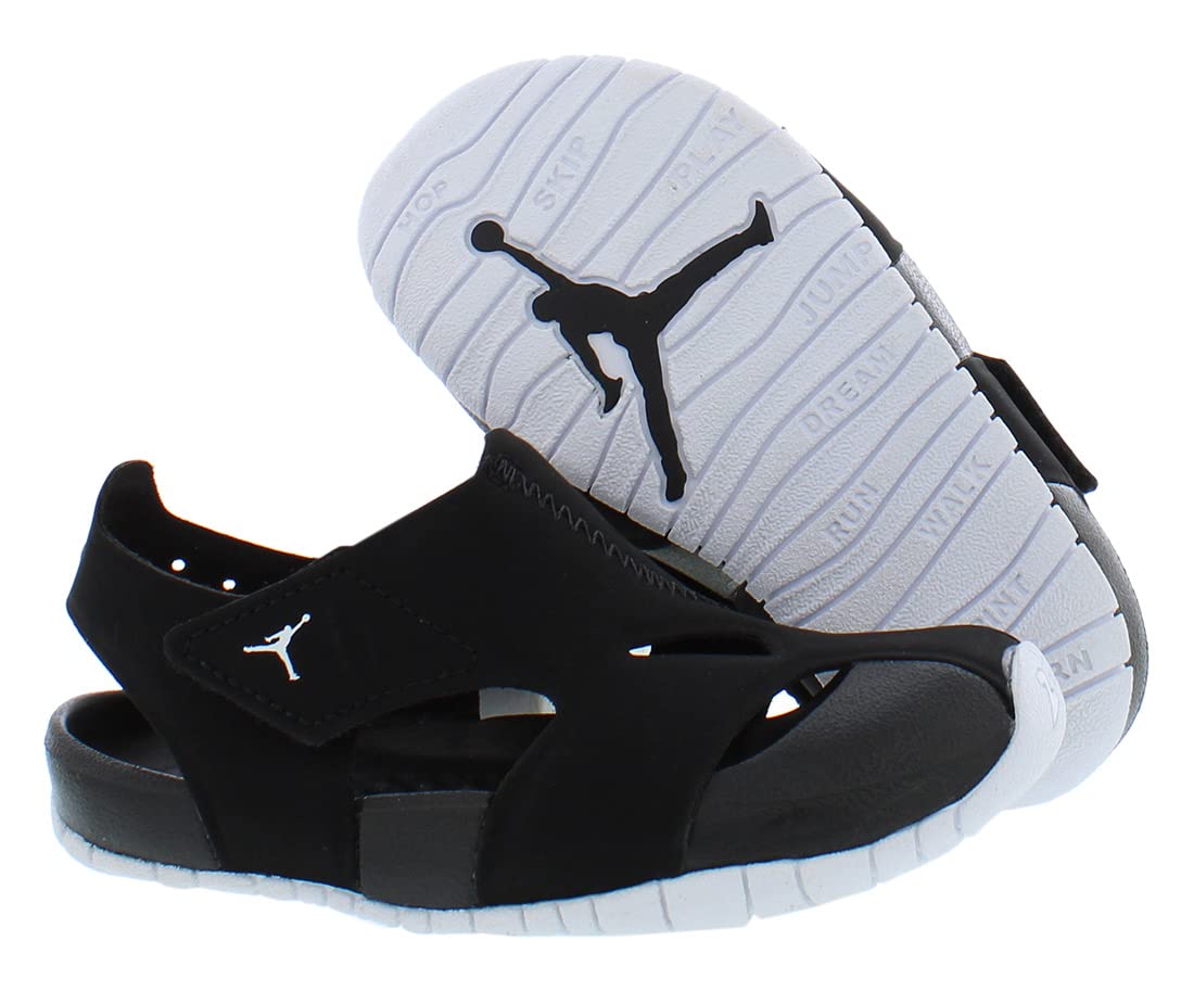 Jordan Flare (Infant/Toddler) Black/White 10 Toddler M