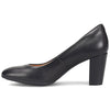 Sofft® Parisa Pumps for Women – Ideal for Evening Events - Leather Upper and Insole – Slip-in Closure Black 9 M (B)