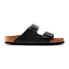 Birkenstock Arizona Leather Sandals, Black Leather