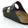 Birkenstock Unisex Arizona Black Oiled Leather Sandals - 7-7.5 B(M) US Women