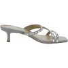 Michael Kors Celia Kitten Slide Blue Haze Multi 8 M