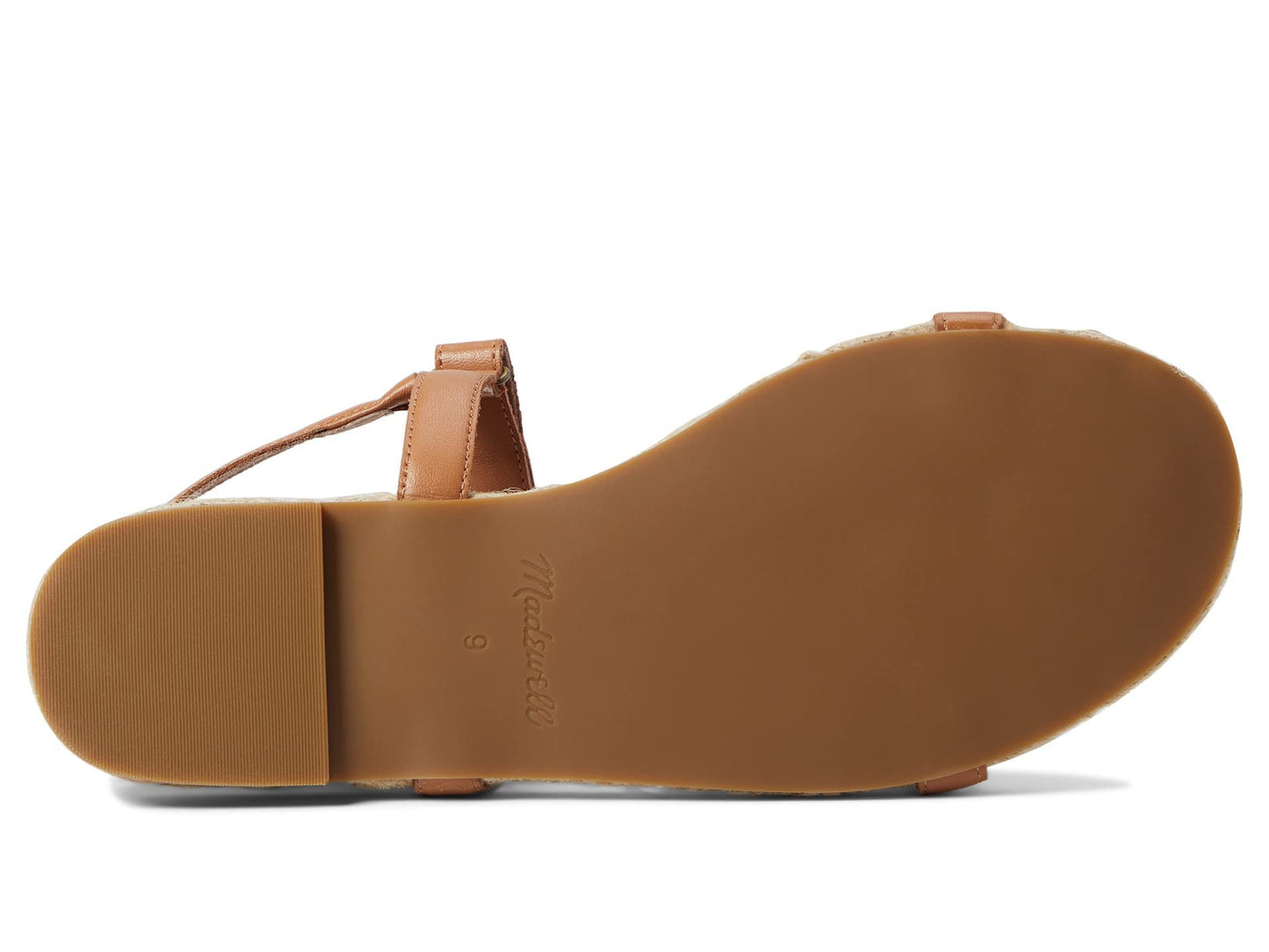 Madewell Beatrice Hook-and-Loop Espadrille Desert Camel 6 M