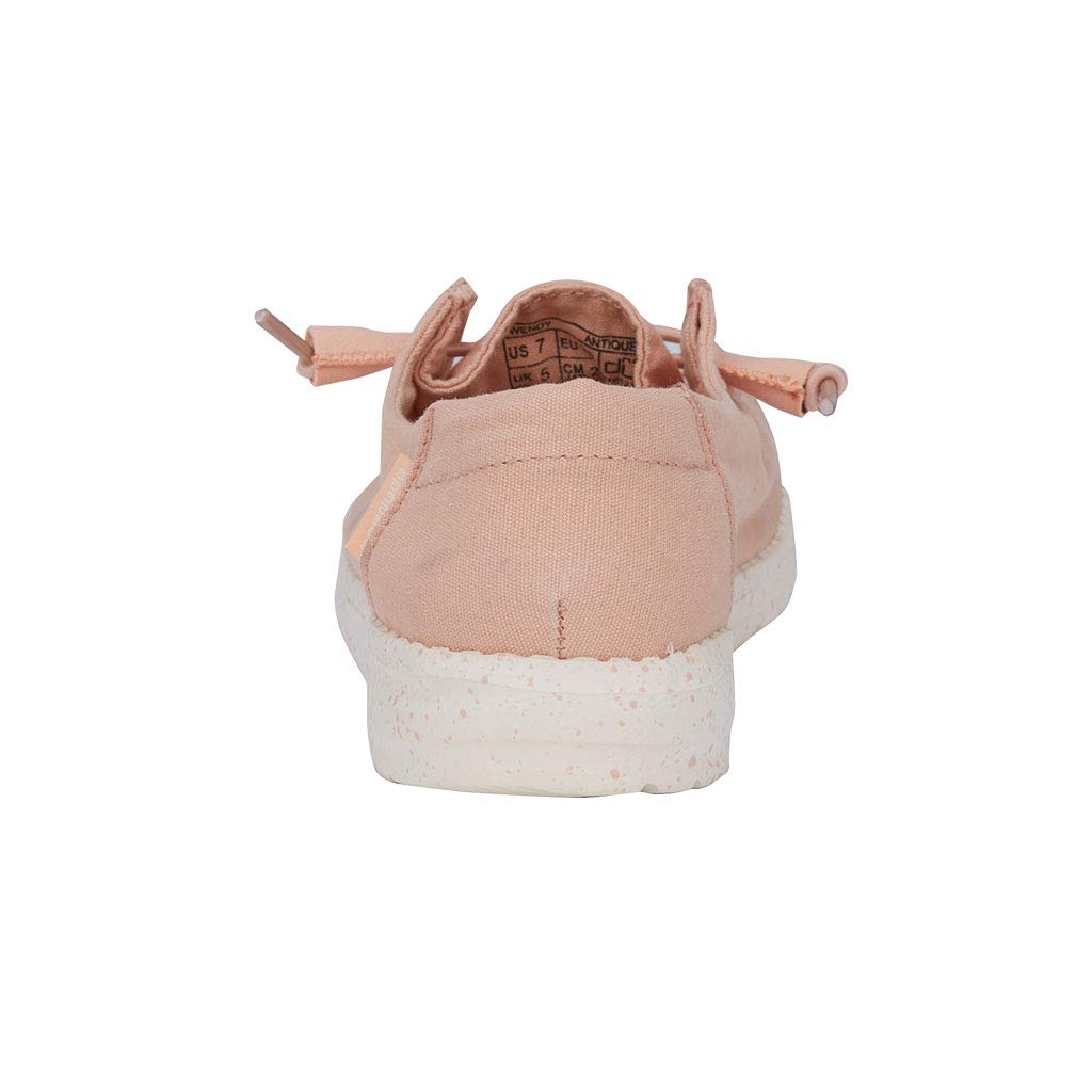 Hey Dude Women's Wendy Antique Rose Size 9 | Women’s Shoes | Women’s Lace Up Loafers | Comfortable & Light-Weight