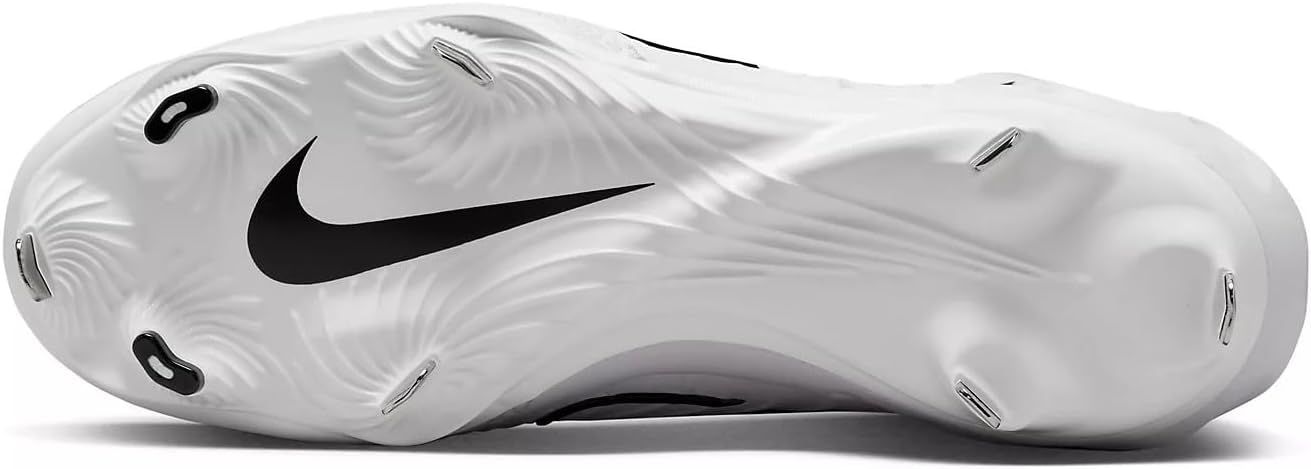 Nike Alpha Huarache NXT Men's Baseball Cleats White/Wolf Grey/Pure Platinum/Black Style: DJ6517-100 (us_Footwear_Size_System, Adult, Men, Numeric, Medium, Numeric_11_Point_5)