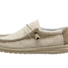 Hey Dude Men’s Wally Chambray Nut Size 11 | Men’s Shoes | Men's Lace Up Loafers | Comfortable & Light-Weight