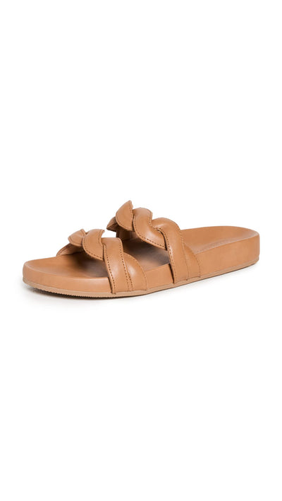 Madewell The Walker Slide Sandal Desert Camel 6 M