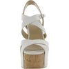 Michael Kors Suki Platform Sandal Optic White 10 M