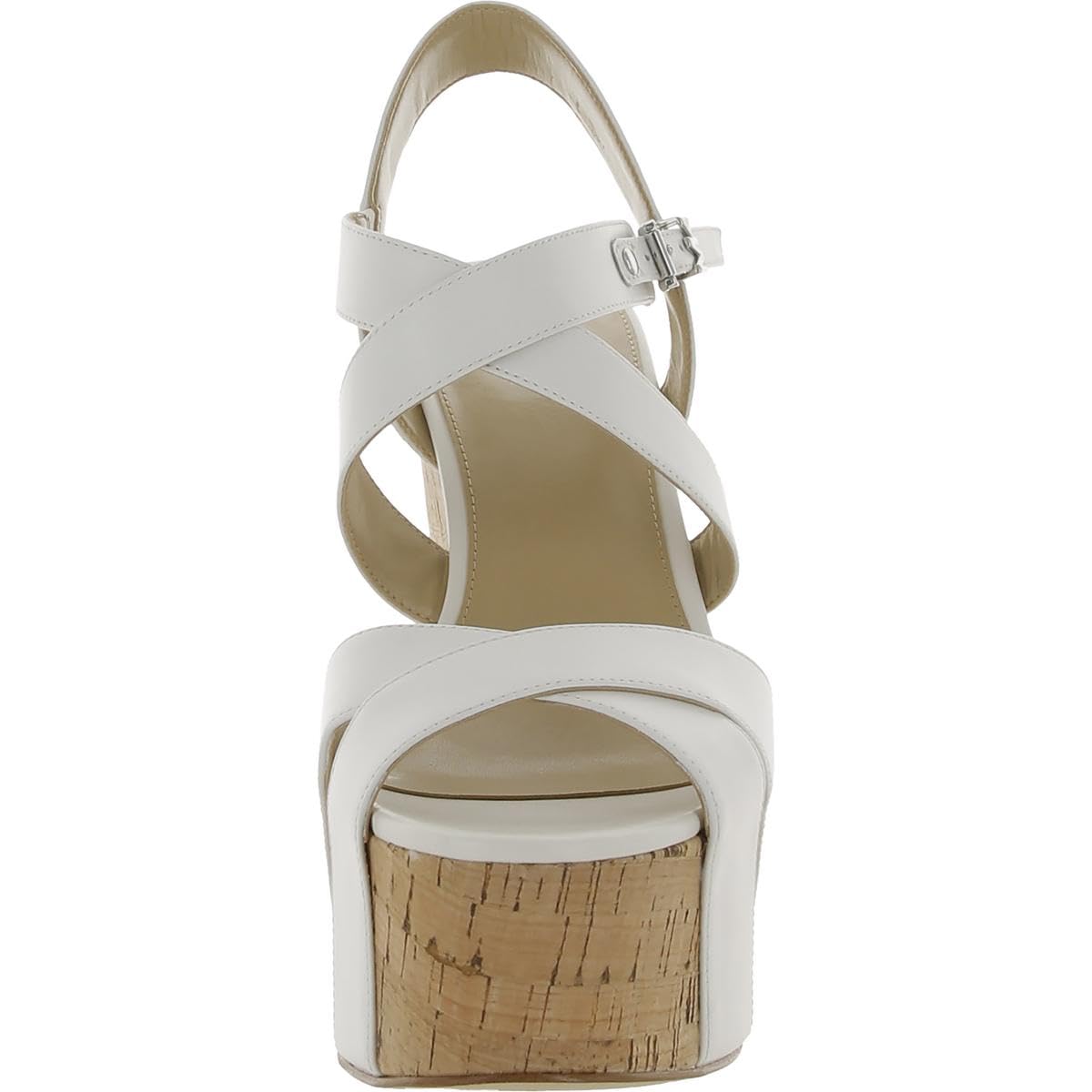 Michael Kors Suki Platform Sandal Optic White 10 M