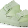Birkenstock Unisex Arizona Essentials Slide-On Sandal, Faded Lime, 5-5.5 Narrow Women/3-3.5 Narrow Men, 36EU