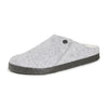 Birkenstock Men's Zermatt Shearling Shoes, Light Grey/Natural, 8 Medium US