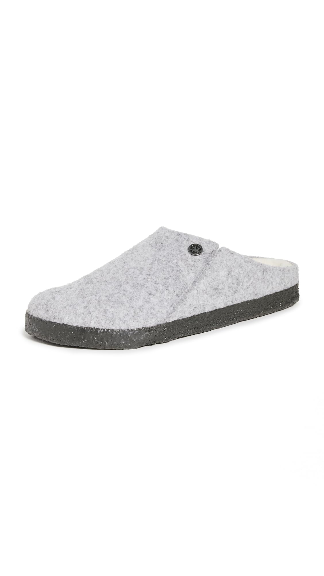 Birkenstock Men's Zermatt Shearling Shoes, Light Grey/Natural, 8 Medium US