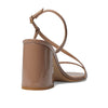Stuart Weitzman Soiree 85 Block Sandal Fawn 8.5 B