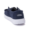 HEYDUDE Boy's Wally Youth Multiple Colors | Boys Shoes | Boy's Lace Up Loafers | Comfortable & Light-Weight Navy