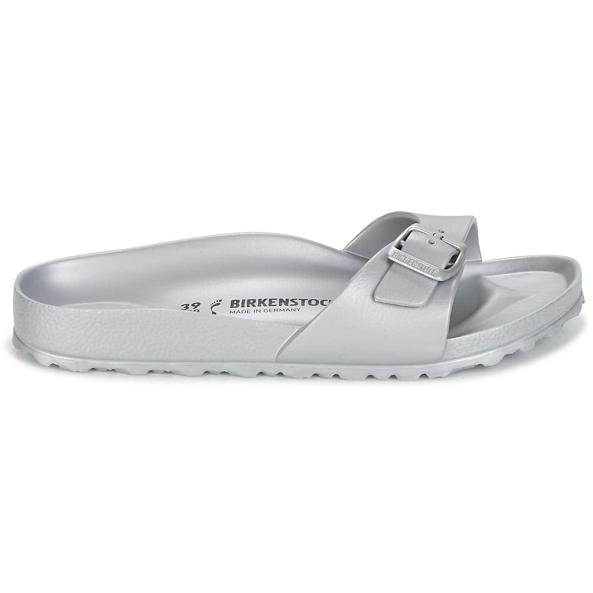 Birkenstock Womens Madrid Eva Open Toe Summer Sandals - Silver - 7-7.5