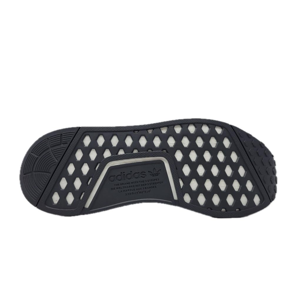 adidas Men's NMD R1 V2 Running Shoes, Black/Grey, 8 M US
