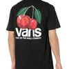 Vans Men's Short Sleeve T-Shirt, Cherry Check Black, X-Large