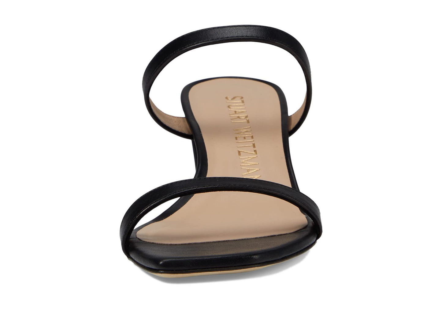 Stuart Weitzman Aleena 50 Block Slide Black 8 B