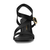 Stuart Weitzman Women's Benni 75 Sandal Pump, Black, 6.5