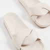 Madewell The Vegan Irina Slide Sandal Pale Oyster 9.5 M