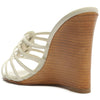 Schutz Women's Octavia Wedge Sandal, Pearl, 8.5