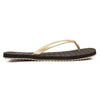 Michael Kors Jinx Flip-Flop Brown/Pale Gold 10 M