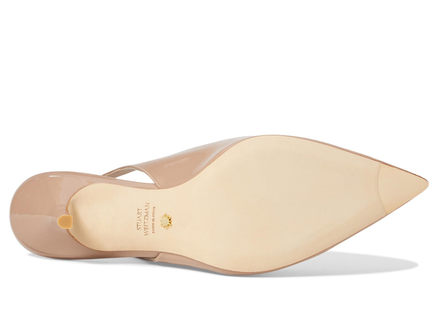 Stuart Weitzman Women's Eva 75 Slingback Pump, Fawn, 10.5